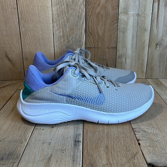 Nike Women's Flex Experience Run 11 LT Iron Ore and Light Thistle - Picture 4 of 10
